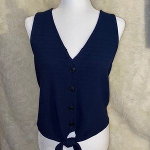 JCREW button up tank top